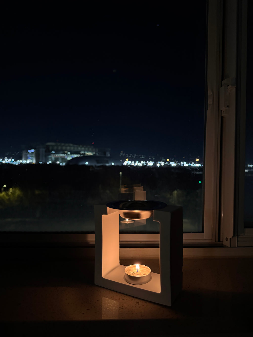 Modern Square wax melt burner