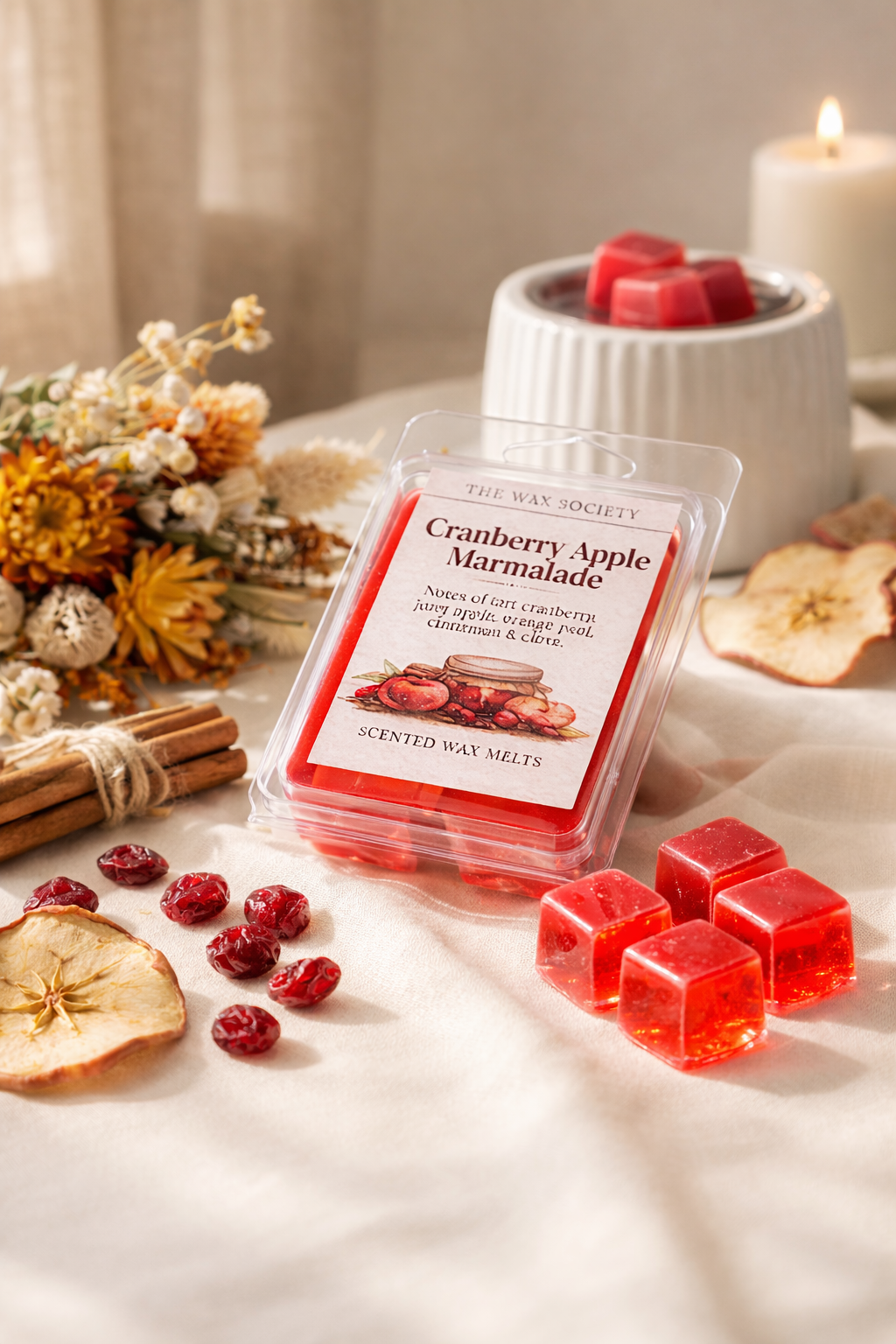 Cranberry Apple Marmalade – Wax Melts