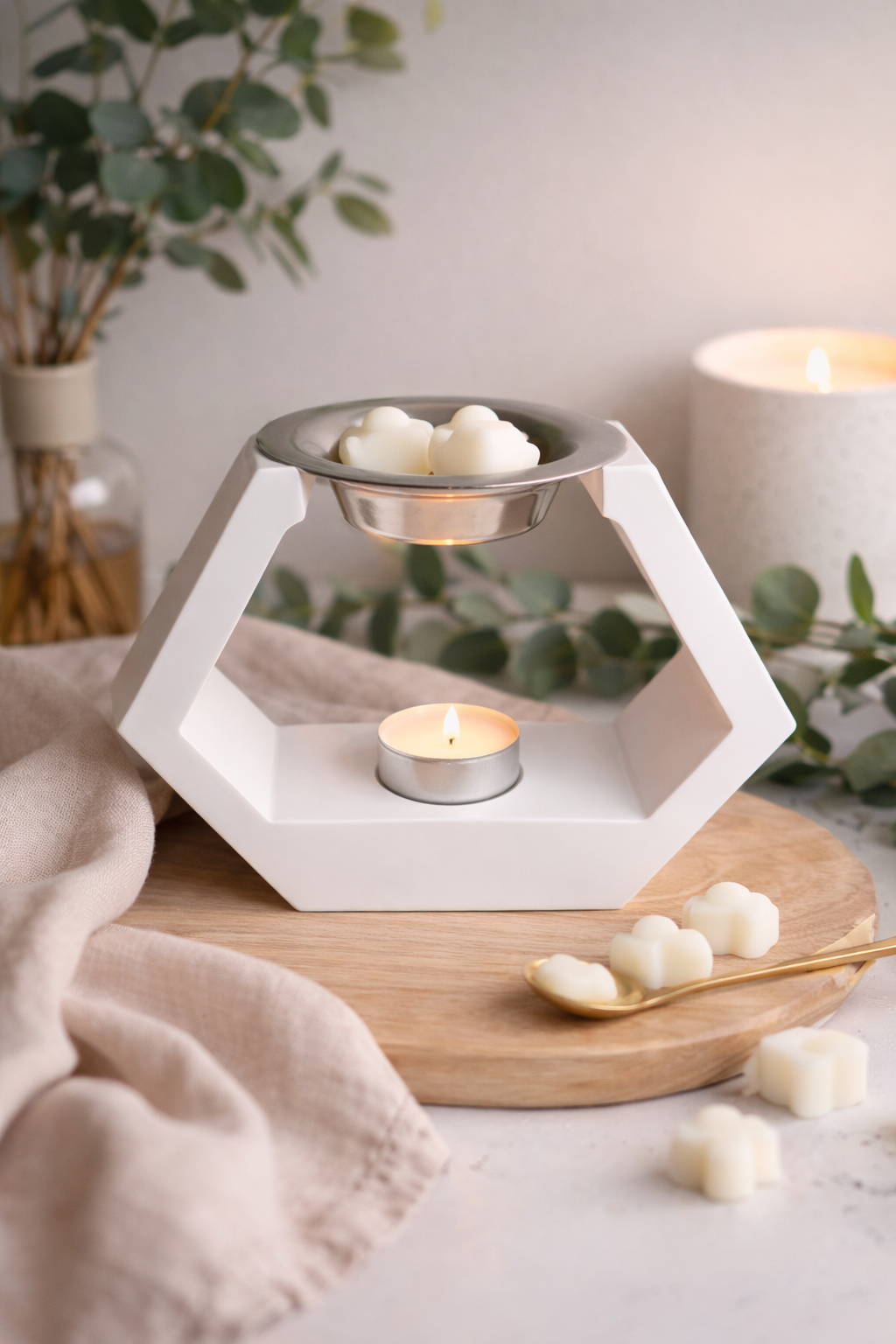 Modern Hexagon Wax Melt Burner