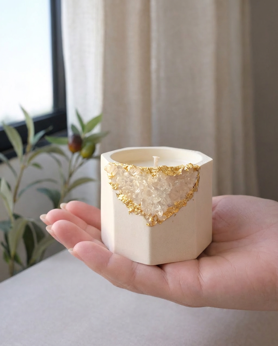 Mini Geode candle